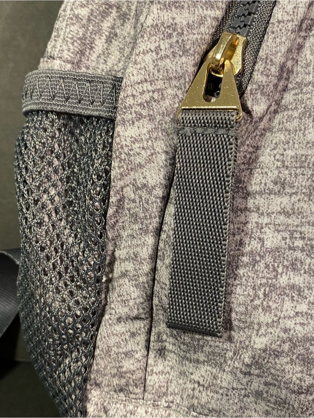 Adidas Heather Gray Mini Backpack Purse - Like New - Picture 3 of 8
